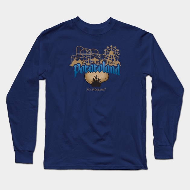 Potatoland Long Sleeve T-Shirt by MindsparkCreative